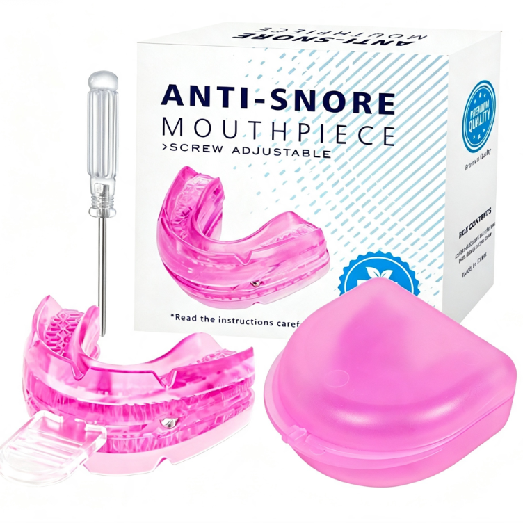 Protector Bucal Antirronquidos Ajustable – Férula Nocturna para Bruxismo